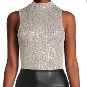 7 For All Mankind Sequin Bodysuit